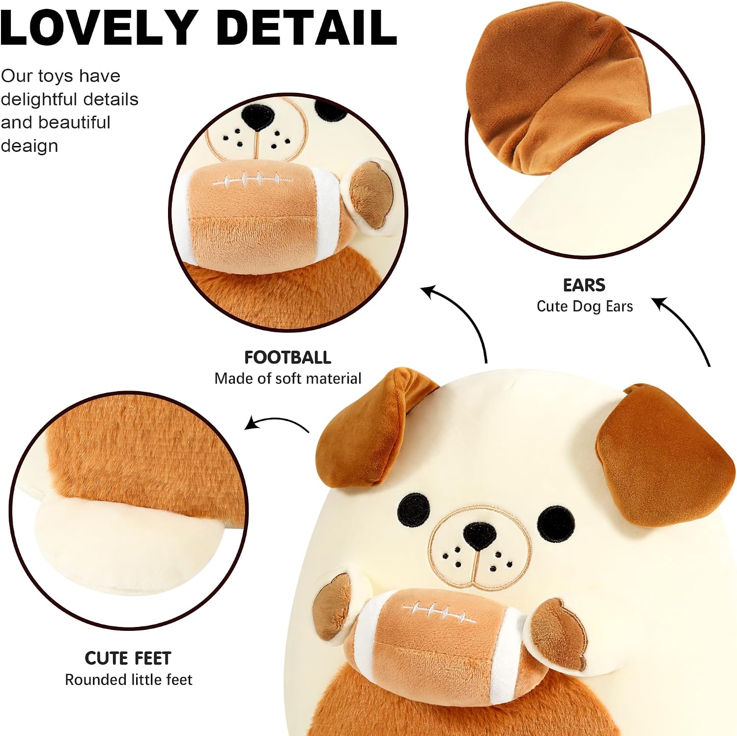 Thumbnail 4 de Onsoyours Bulldog plush 12-inch