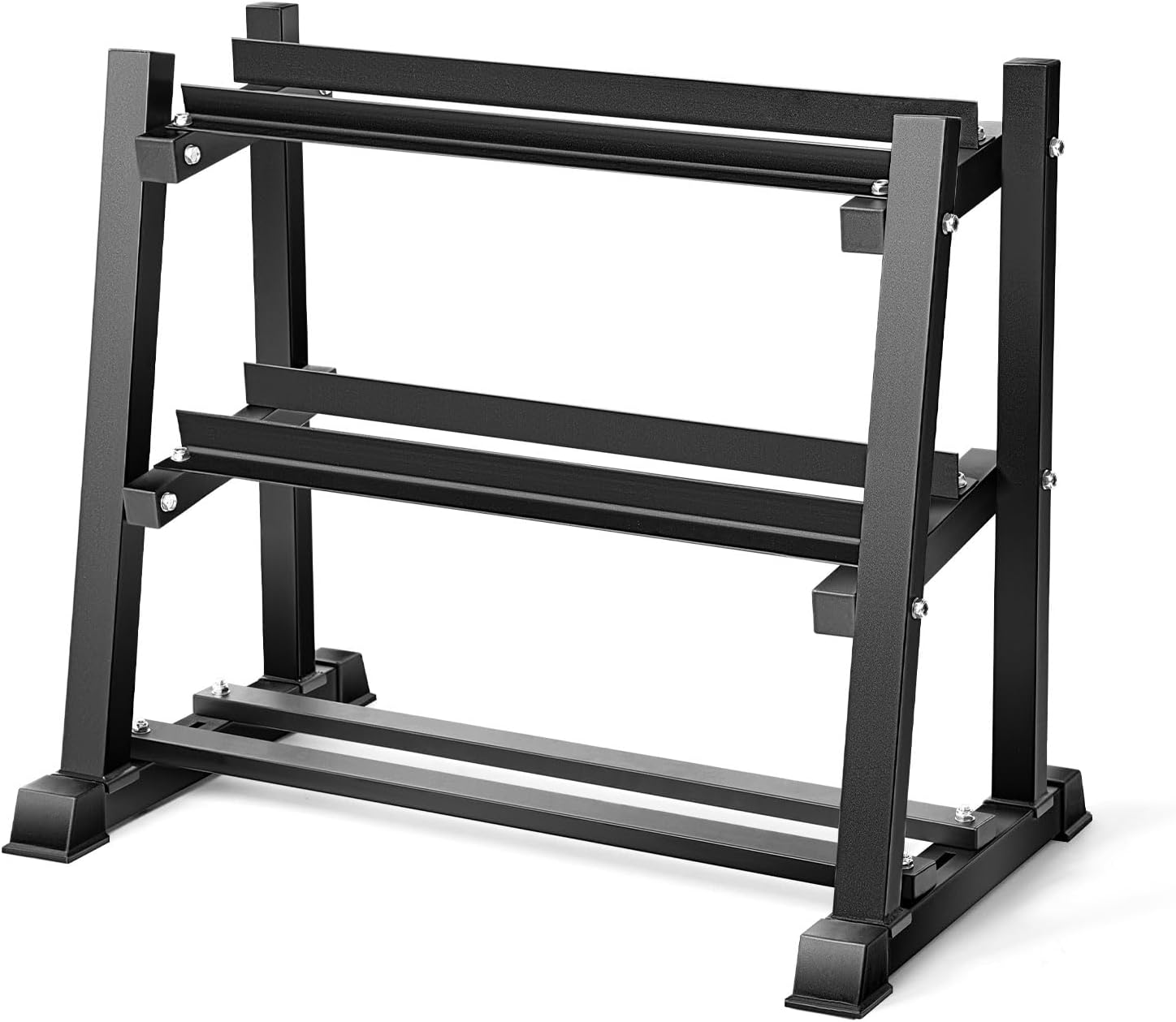 Detalle de Bongkim 3-Tier Dumbbell Rack, Adjustable Alloy Steel Storage Stand
