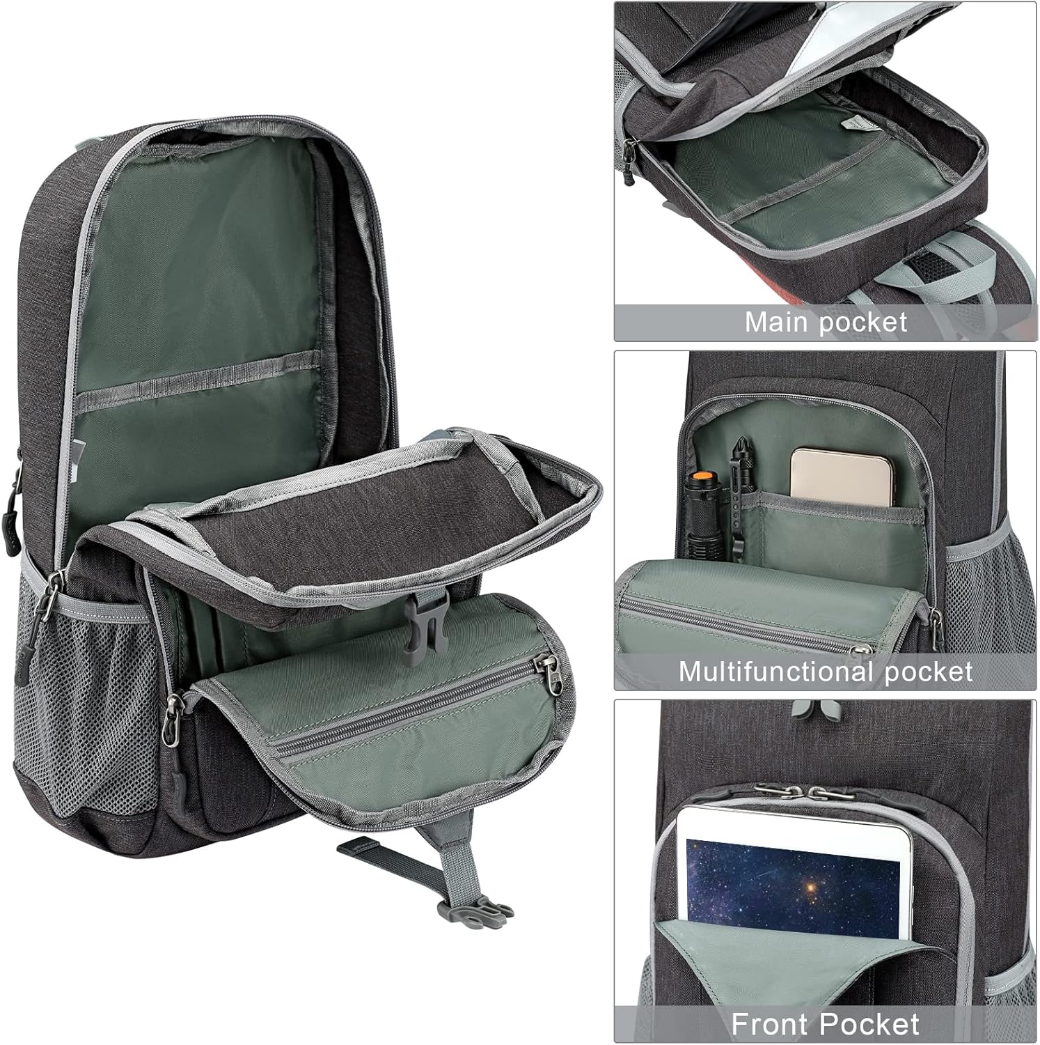 Detalle de G4Free 10L Small Backpack: Multi‑Purpose Daypack for Travel, Hiking, and Everyday Adventures