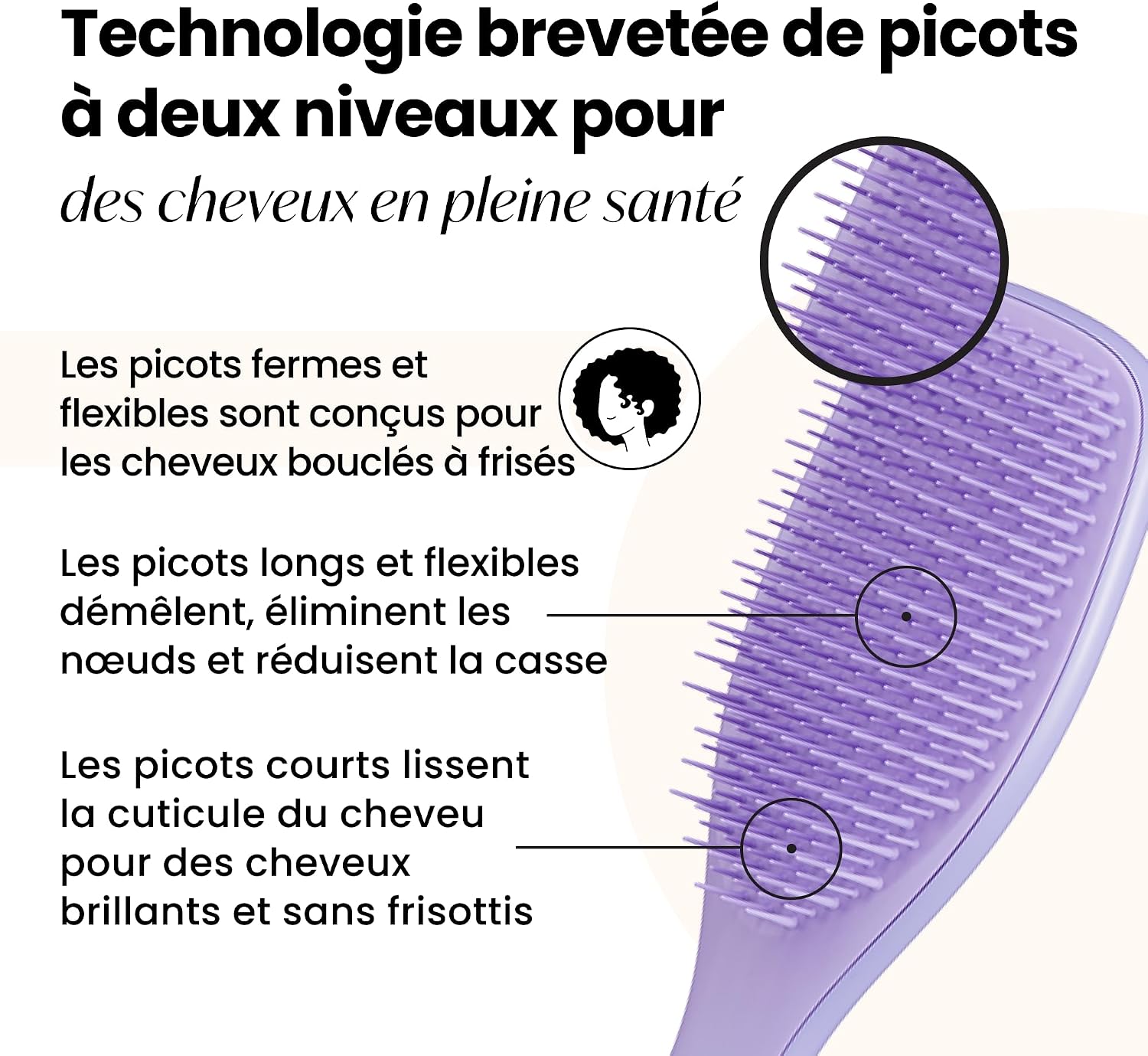 Thumbnail 1 de Tangle Teezer Ultimate Detangler brosse cheveux bouclés