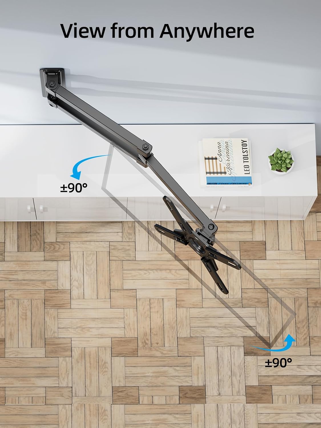 Thumbnail 4 de HOME VISION TV wall bracket 55.6cm extension