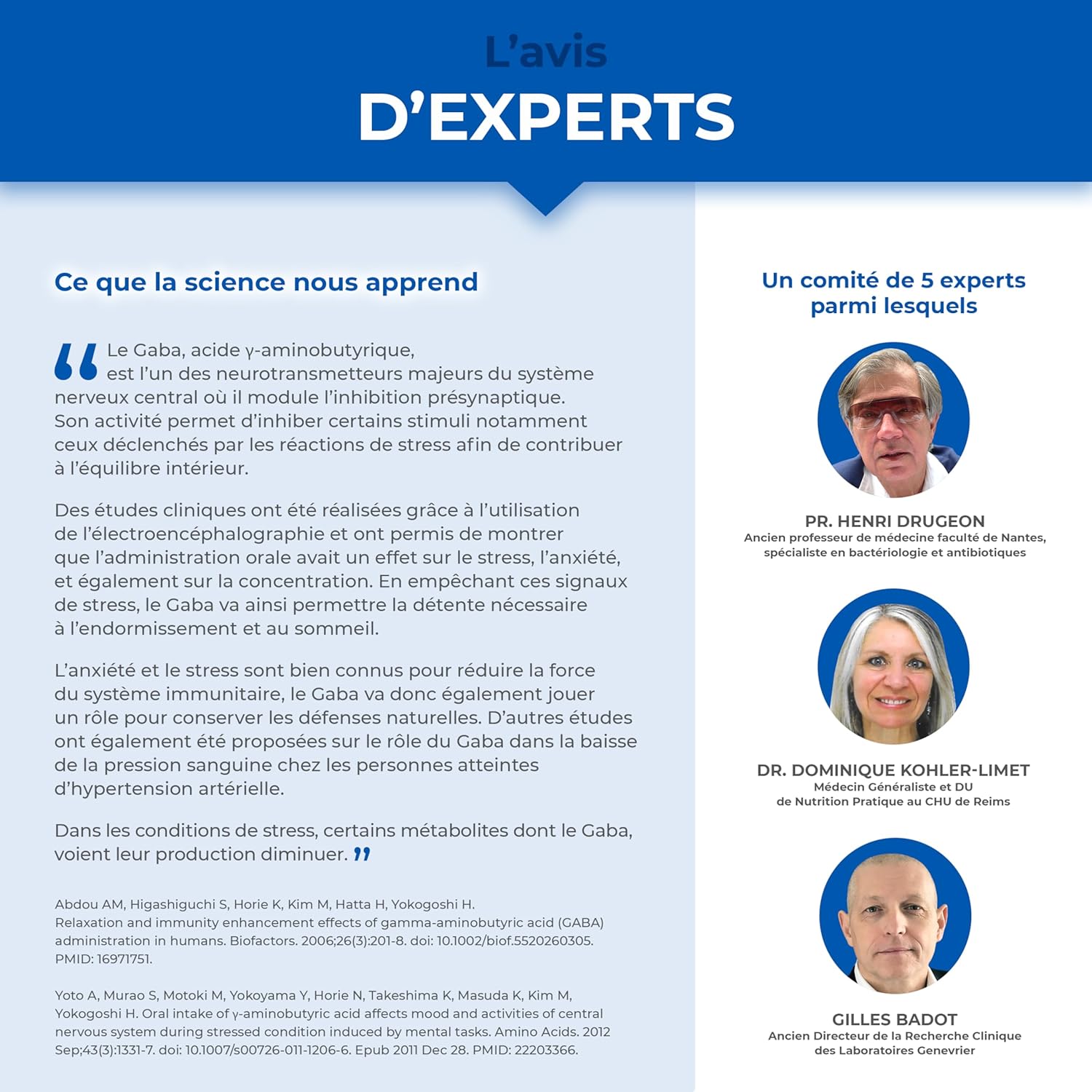 Thumbnail 5 de GABA 750 mg/j Sans Excipient Nutrimea — calme, sérénité et sommeil plus serein