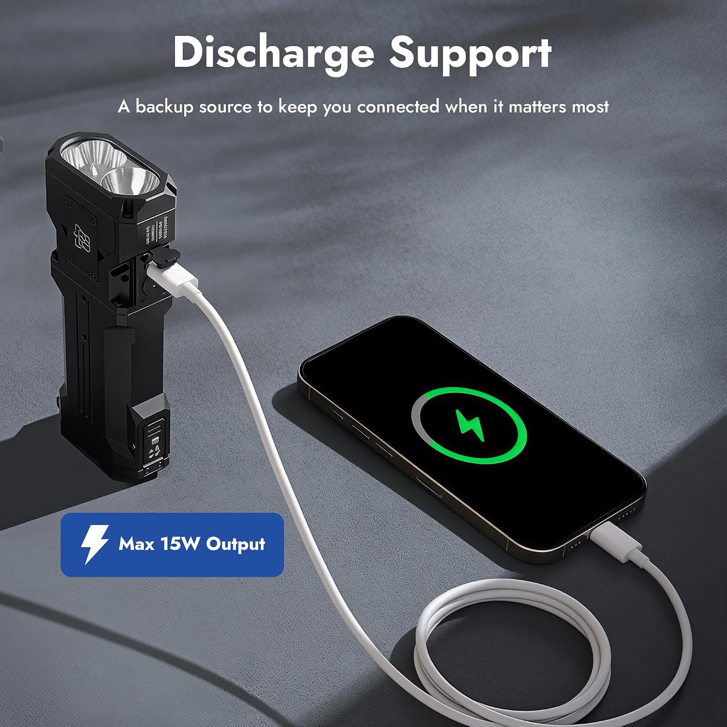 Detalle 2 de WUBEN X1Pro Rechargeable Flashlight: Ultra-Bright, Pocket-Sized Power for Any Scenario