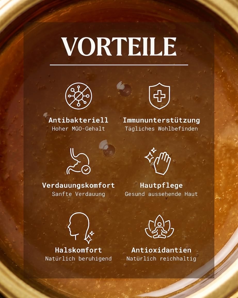 Thumbnail 4 de NaturalePiù Manuka-Honig 800+ MGO, 250 g – Echter neuseeländischer Manuka-Honig aus der Nordinsel