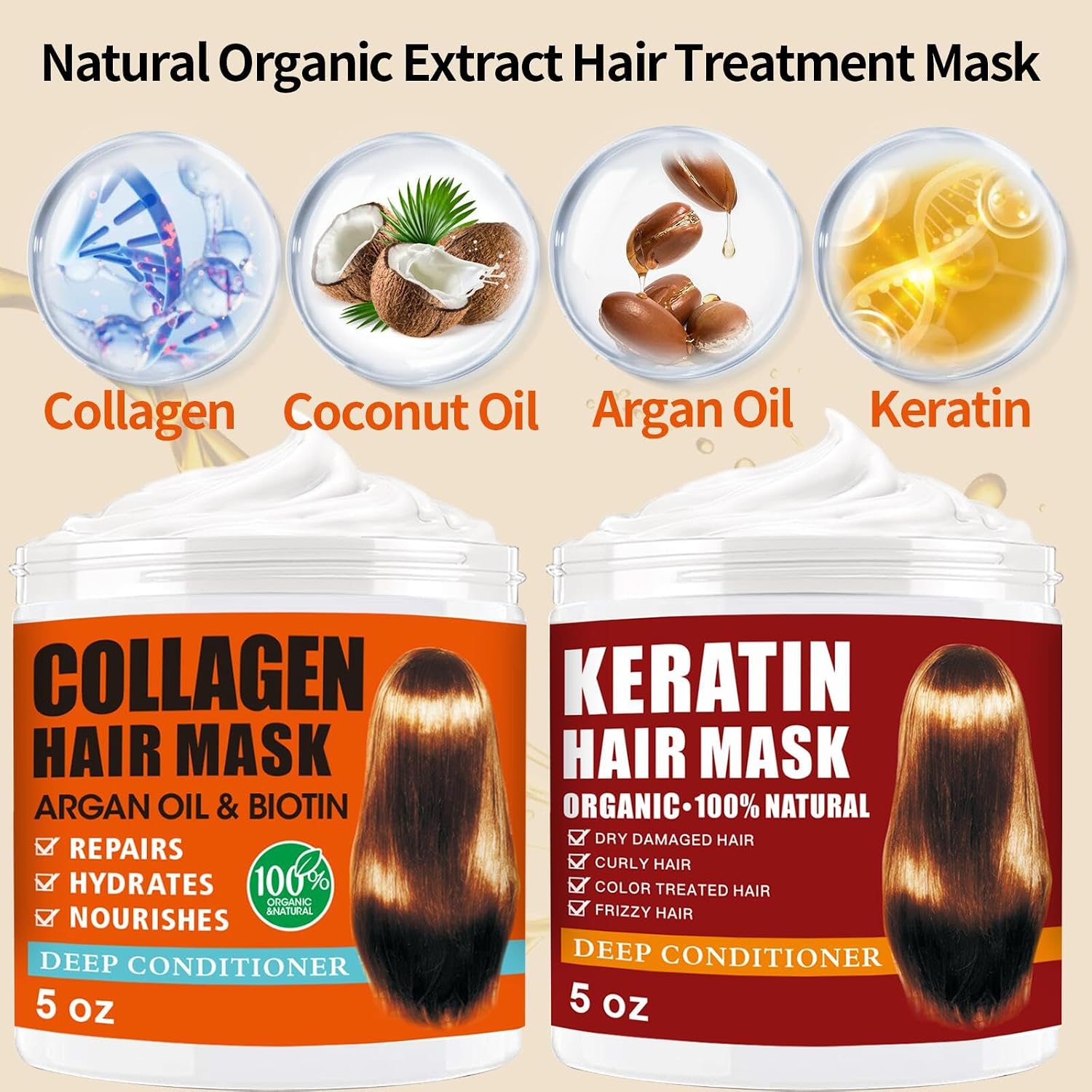 Thumbnail 6 de Keratin Hair Mask 2 Pack Treatment
