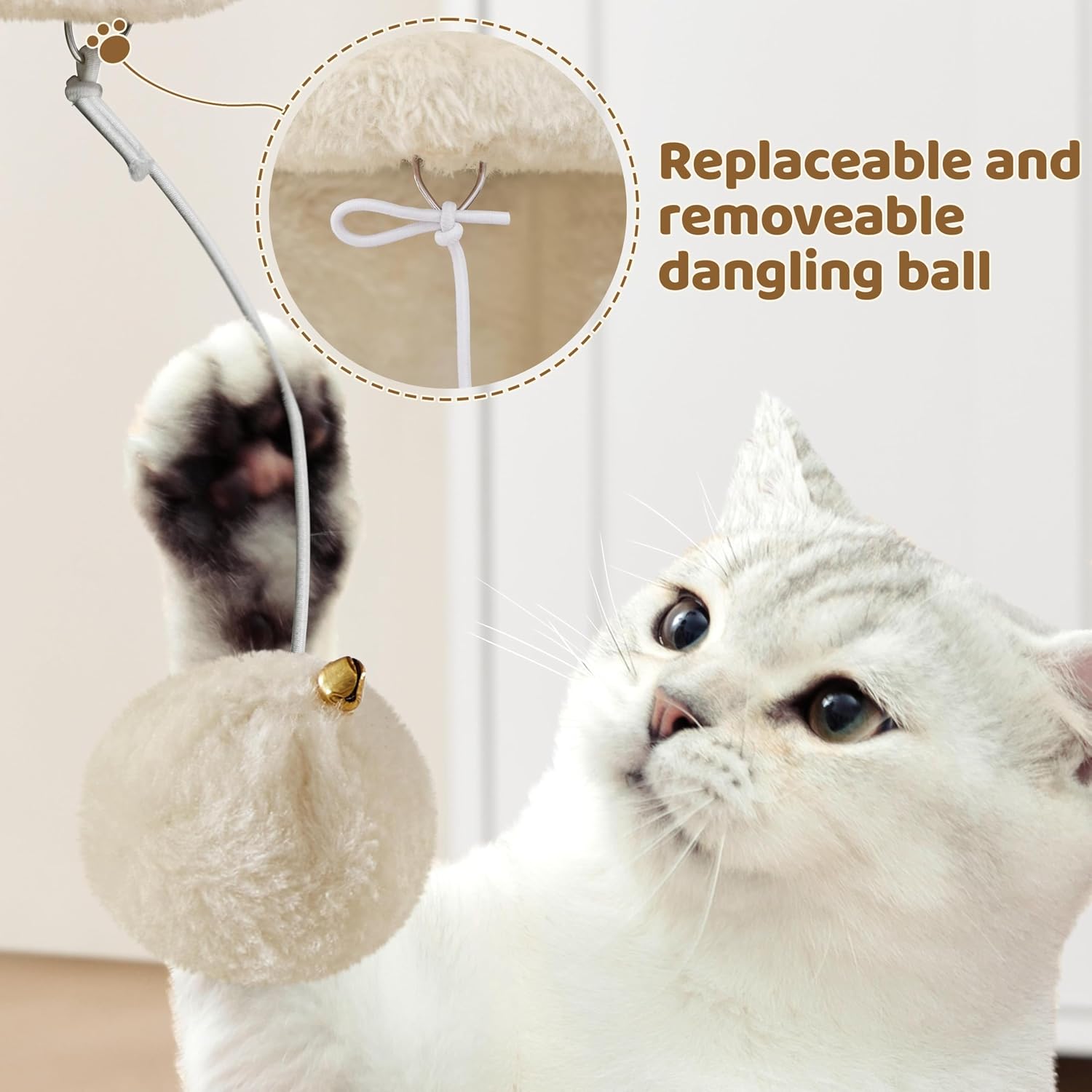 Thumbnail 6 de Yaheetech Cat Tree Tower 52 cm Top