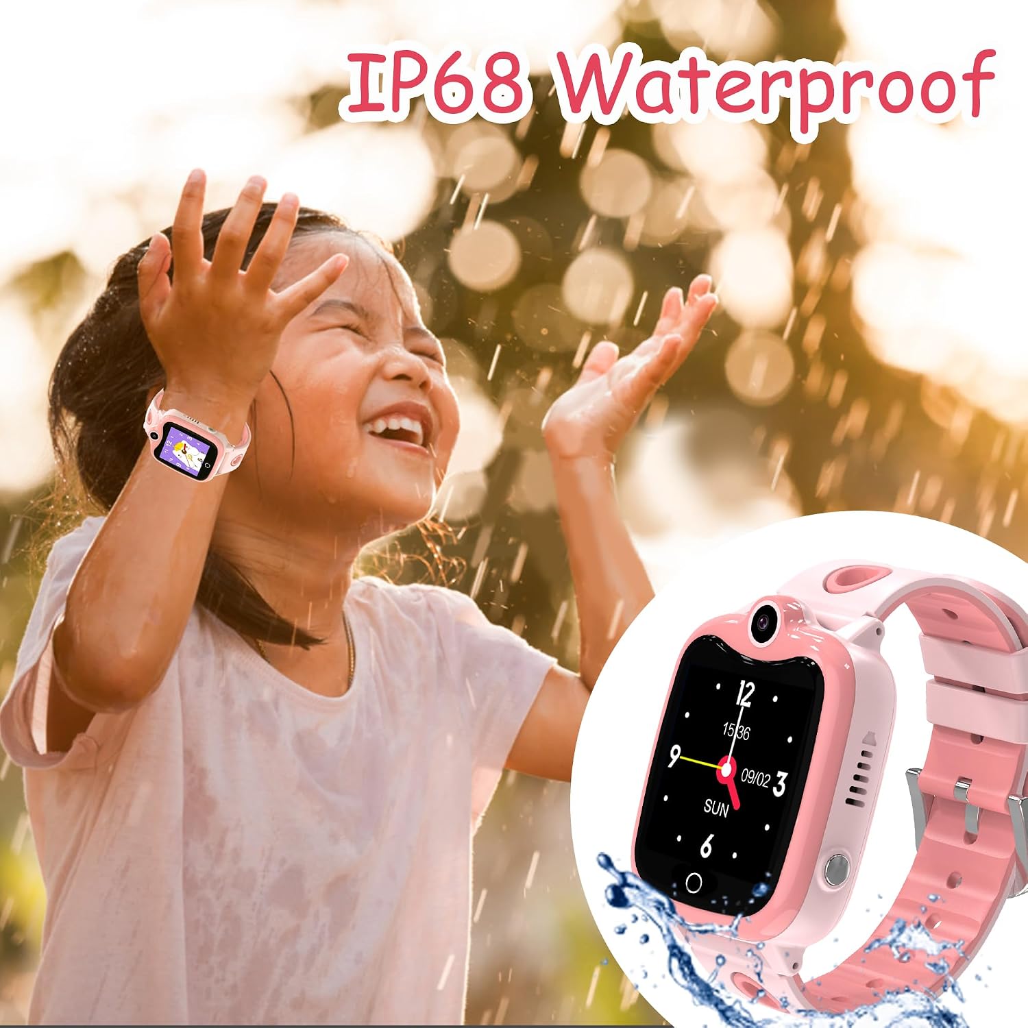 Thumbnail 3 de ELEJAFE 4G GPS Kids Smart Watch – Pink