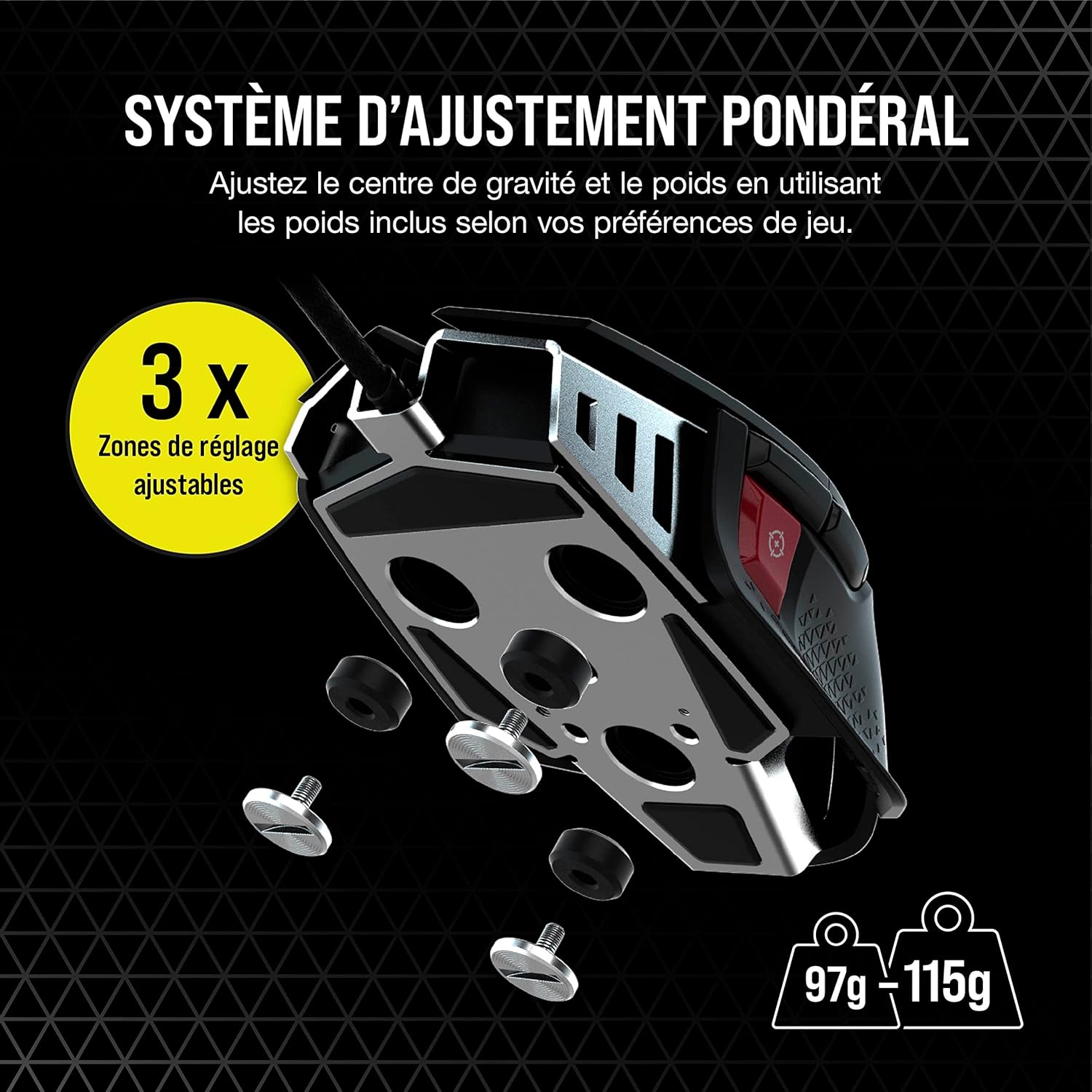 Thumbnail 5 de Corsair M65 RGB ULTRA souris 26 000 DPI