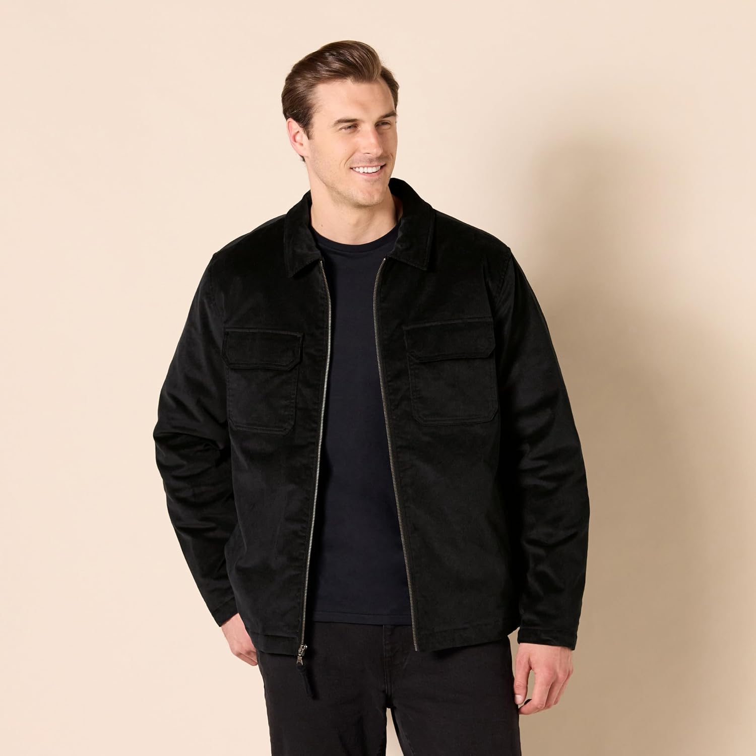 Thumbnail 5 de Amazon Essentials Herren Arbeitsjacke aus Cordstoff (Regular Fit, Big & Tall)