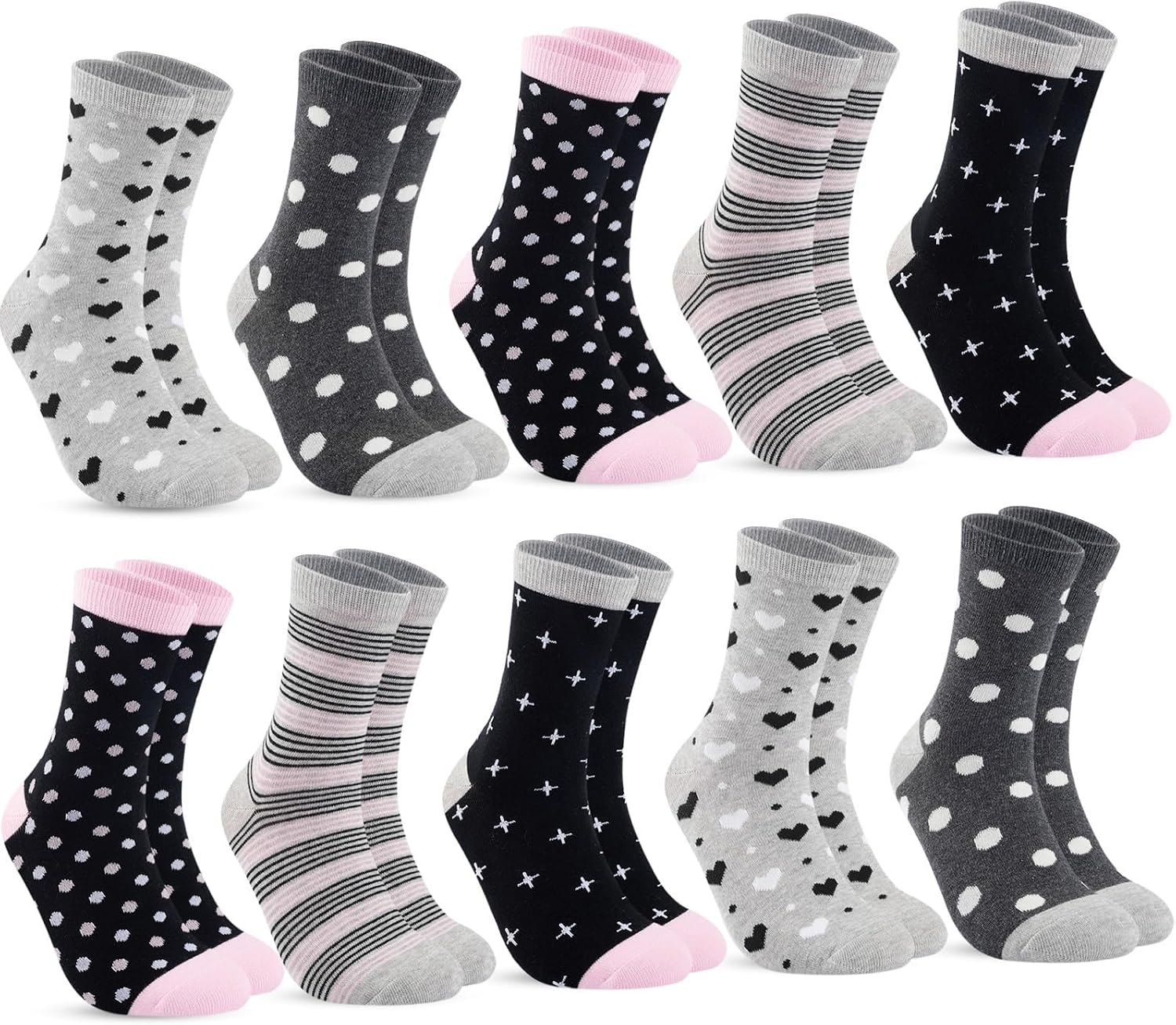 Detalle de 10 Paar Baumwollsocken Damen