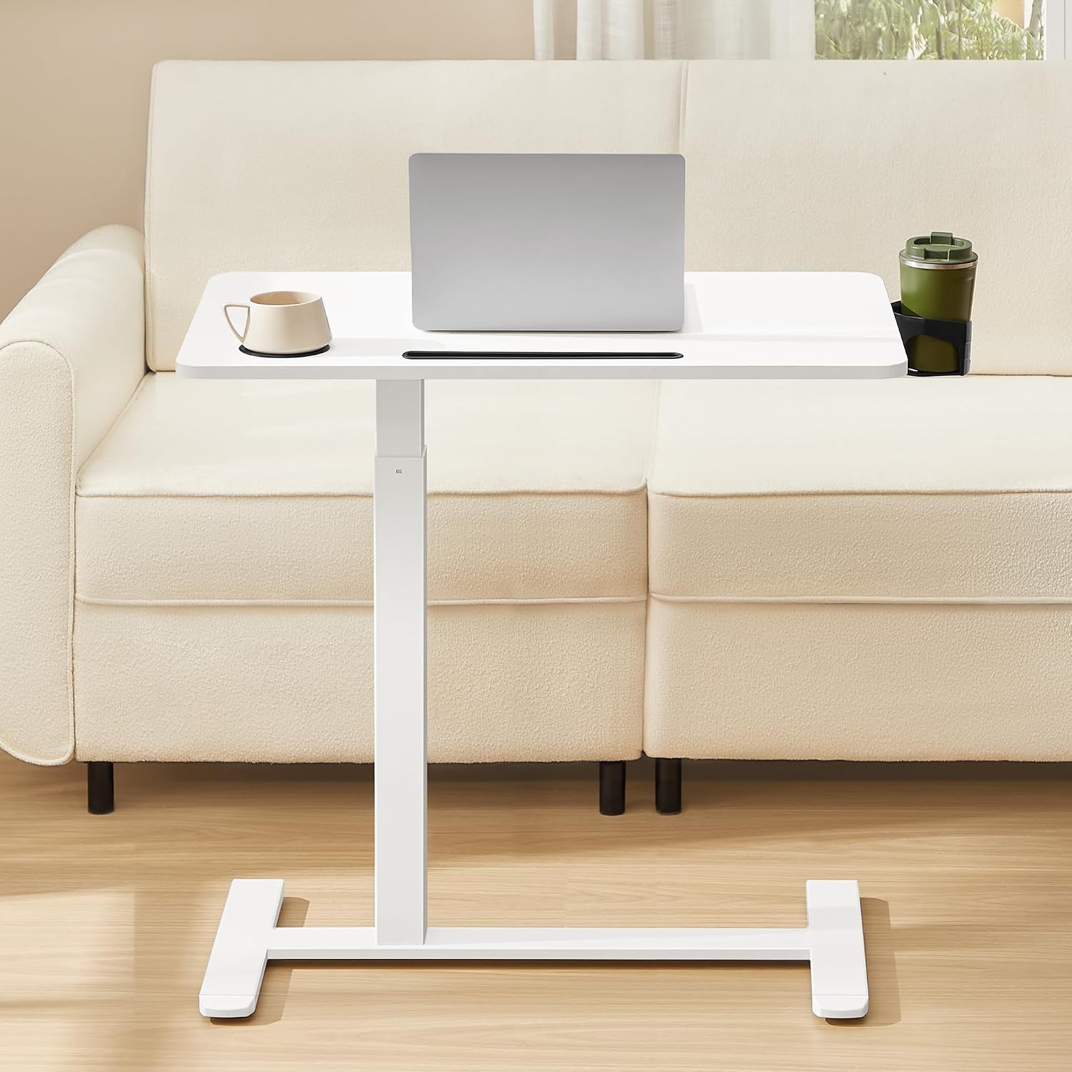 Detalle de VASAGLE LSD601YA01 Overbed Table 80x45 cm