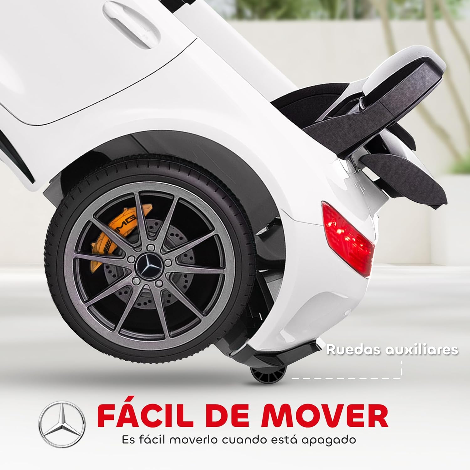Detalle 2 de AIYAPLAY Coche Eléctrico Mercedes-Benz AMG GTR 12V