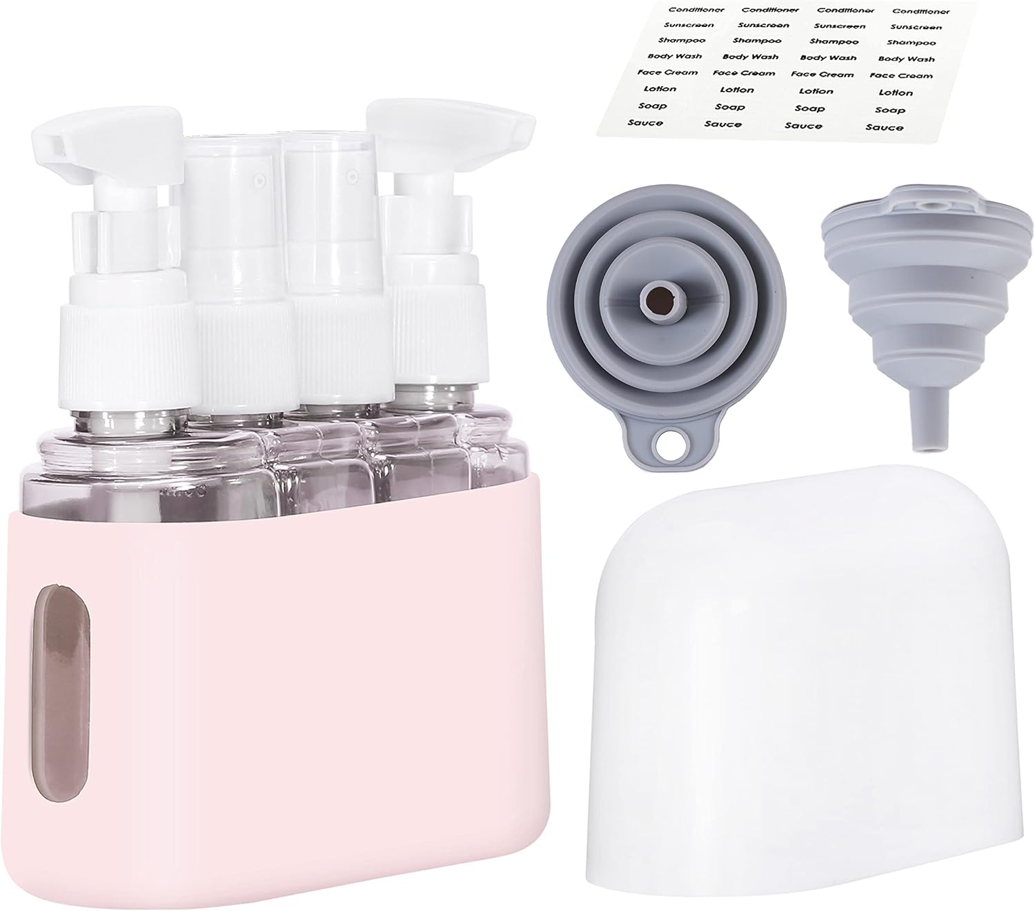 Bpluma Travel Bottles: Leak-Proof TSA-Approved Toiletry Containers with Labels