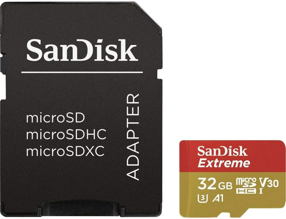 Detalle de SanDisk Extreme 32 GB microSDXC Twin Pack – UHS-I, U3/V30, A1 App Performance