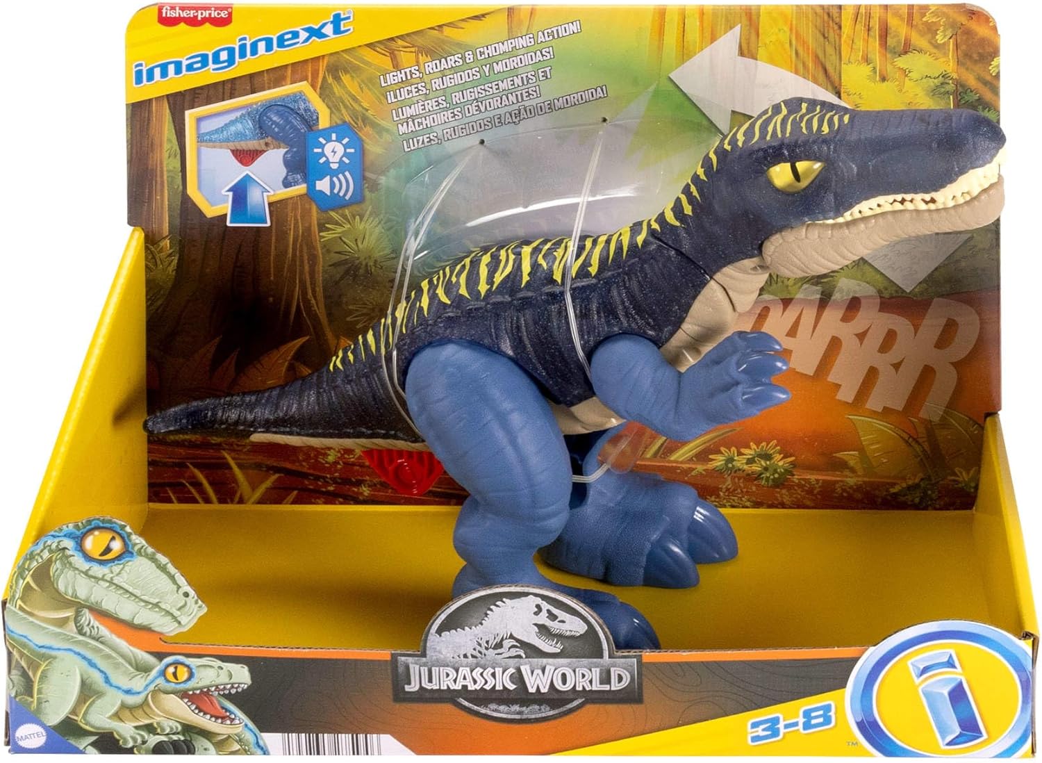Thumbnail 5 de Fisher-Price Imaginext Jurassic World - Baryonyx Super Ruggito (JCT48)