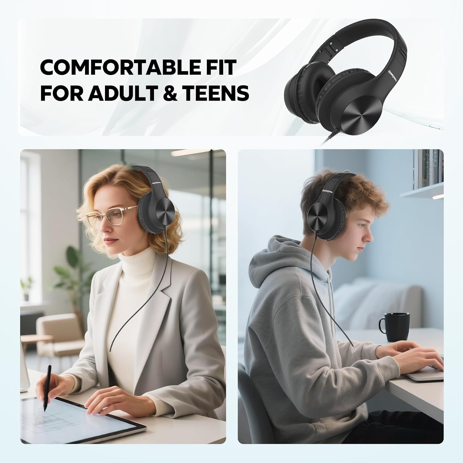 Thumbnail 4 de Cowyawn USB-C-Kopfhörer Over‑Ear 40 mm