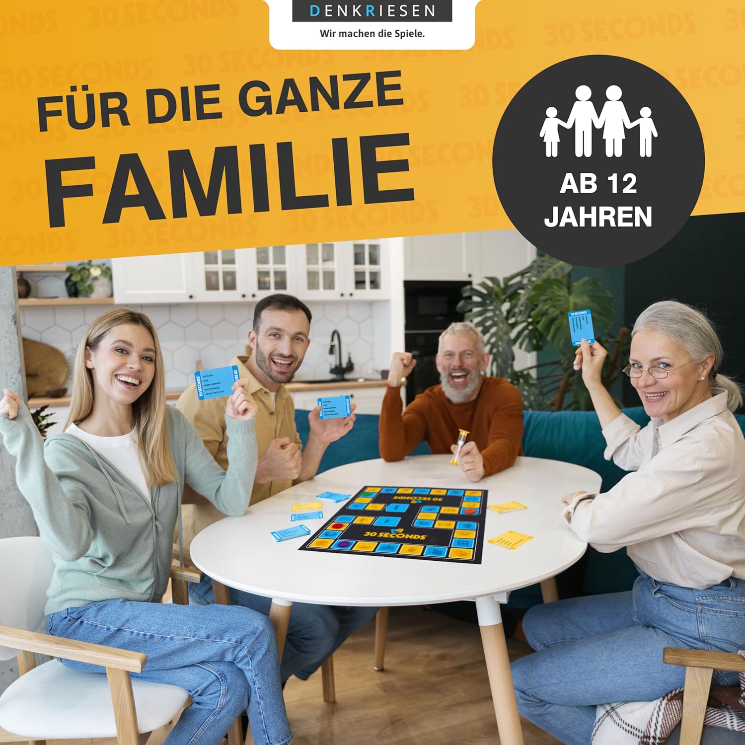 Thumbnail 6 de DENKRIESEN 30 Seconds® – Brettspiel für bis zu 16 Spieler 🎲