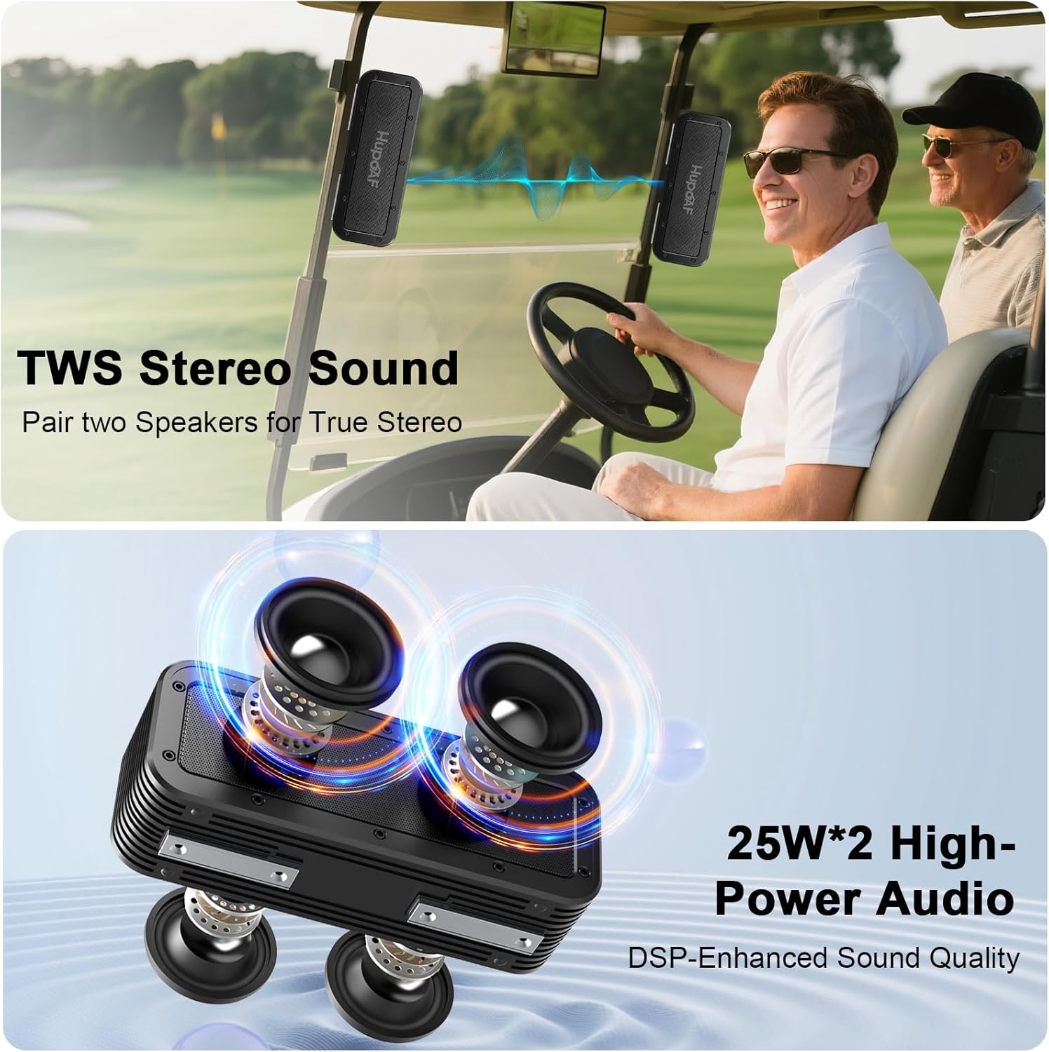 Thumbnail 2 de 50W Bluetooth Speaker with Stereo Bass IP7