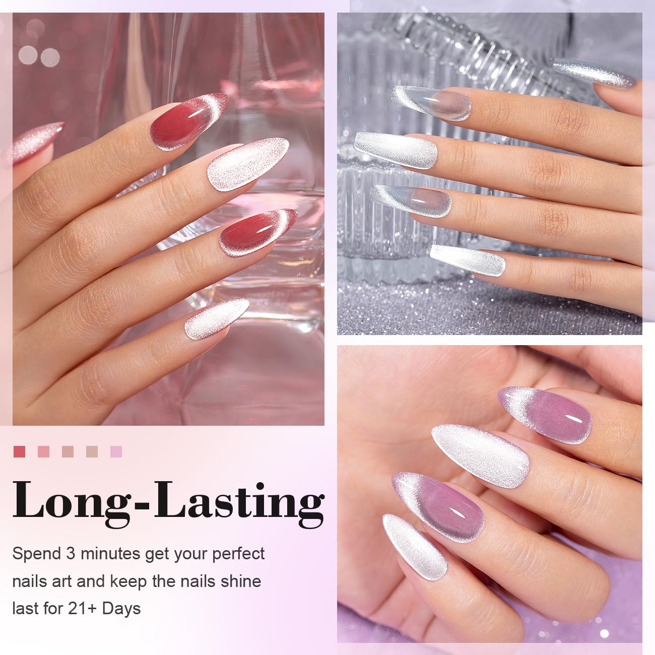 Detalle de RARJSM Cat Eye Gel Polish Set ⚡