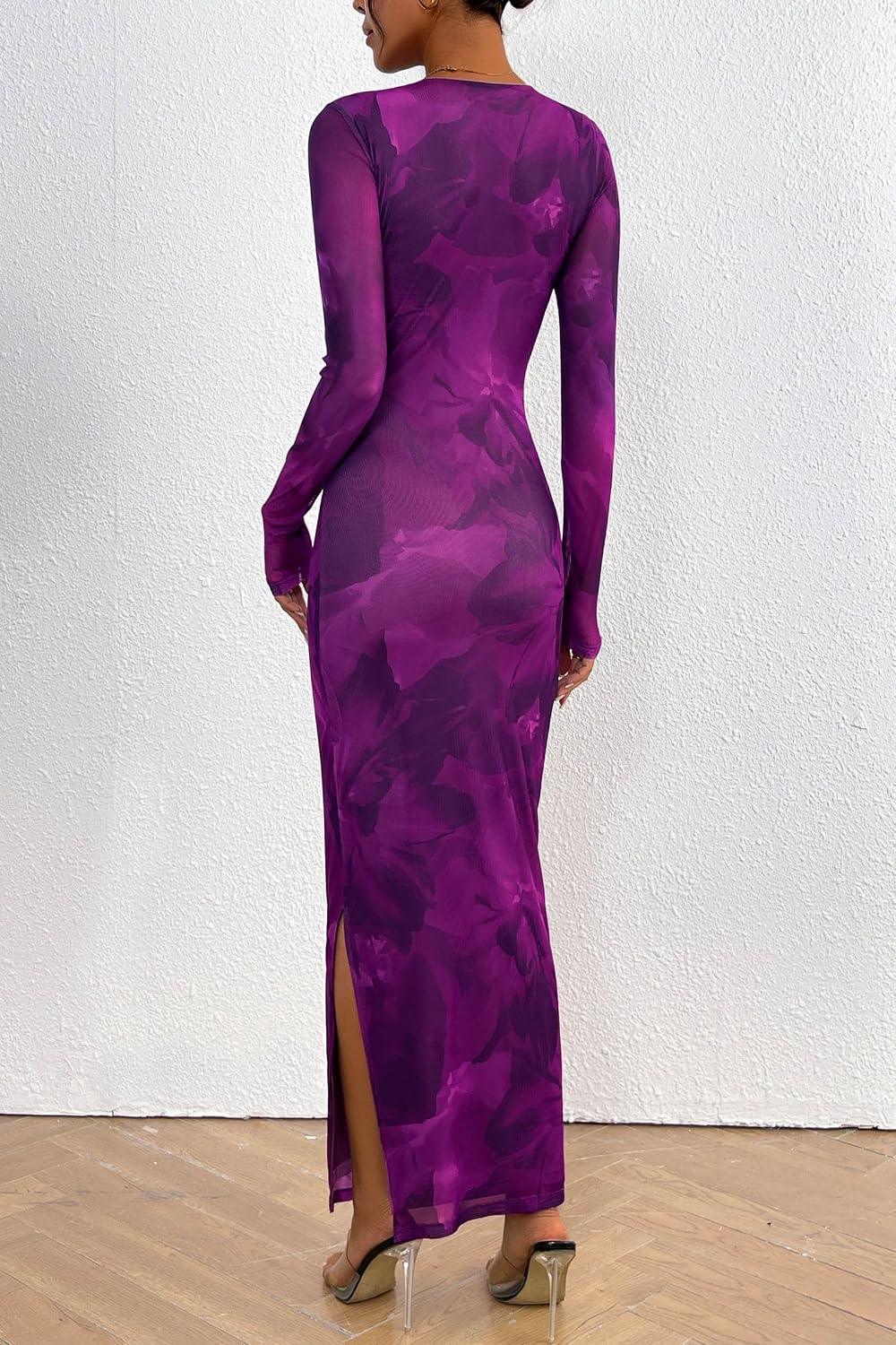 Detalle 2 de PRETTYGARDEN Bodycon Maxi Dress XS–XL
