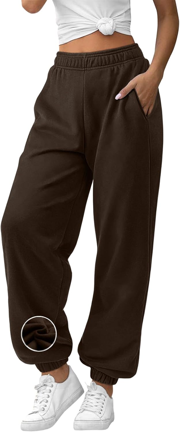 Thumbnail 6 de ATHMILE Women’s High-Waisted Baggy Sweatpants with Pockets — Lounge & Workout Joggers