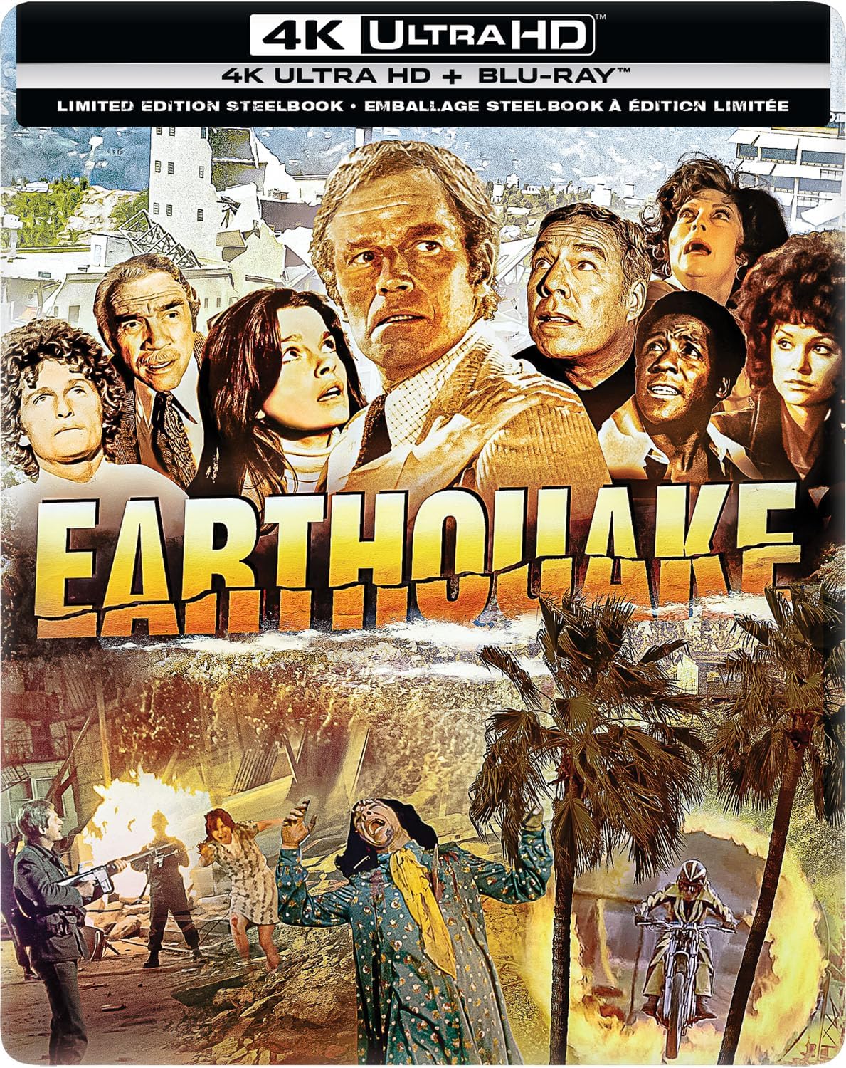 Detalle de Earthquake Limited Edition Steelbook 4K Ultra HD + Blu-ray (Bilingual)