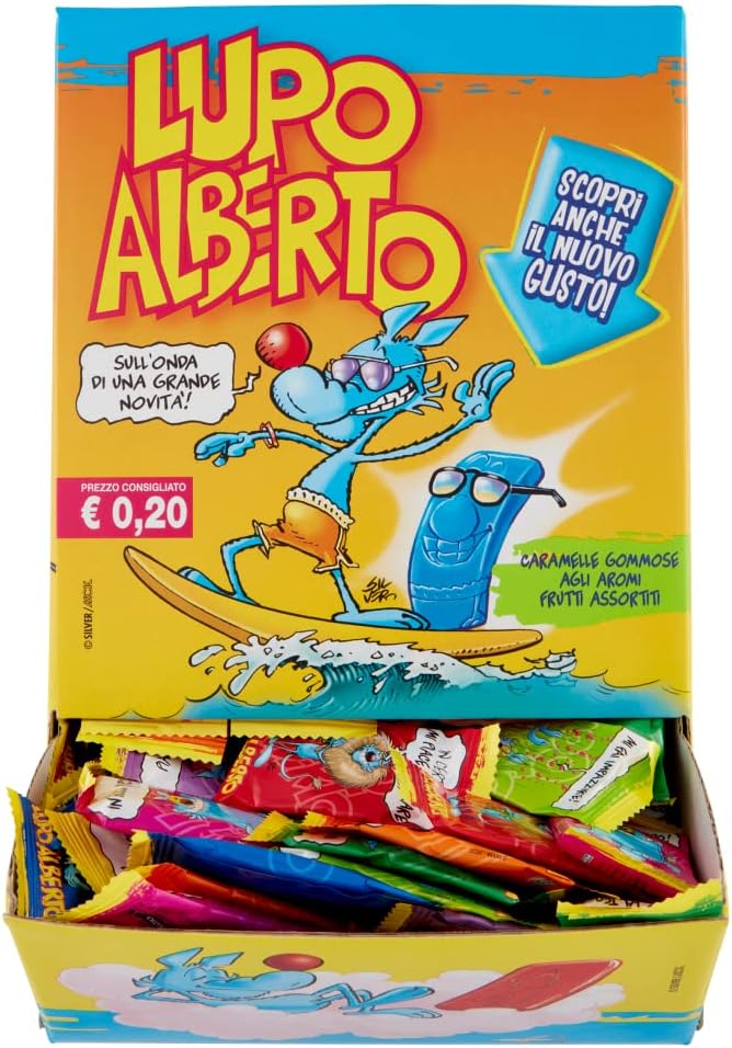 Detalle de Lupo Alberto Caramelle gommose frutti 200 x 11,5 g 🍬