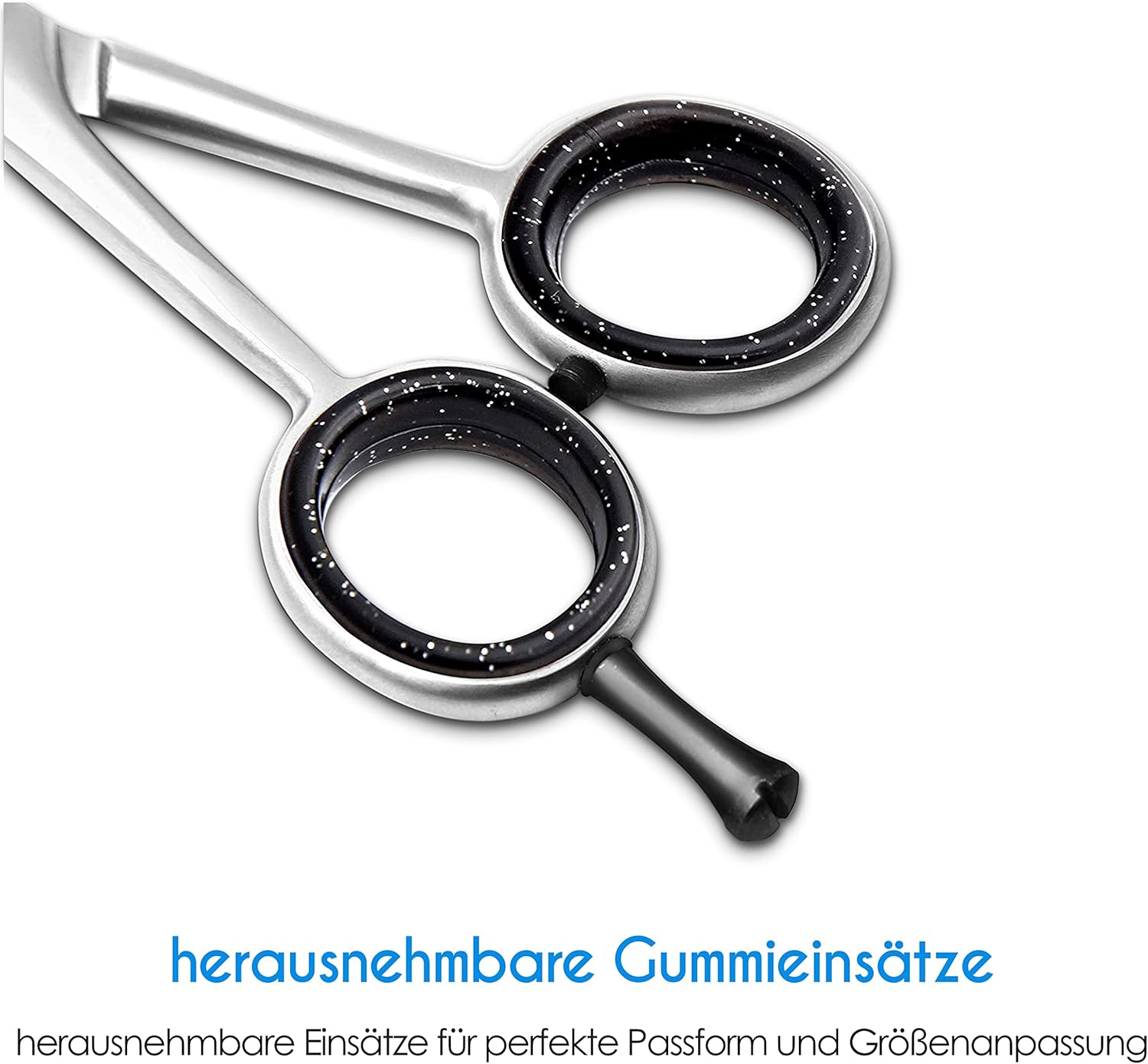 Detalle de Candure Haarschere Friseurschere Profi 6.5 Zoll – präzises Schneiden für Haare, Bart und Tierhaar