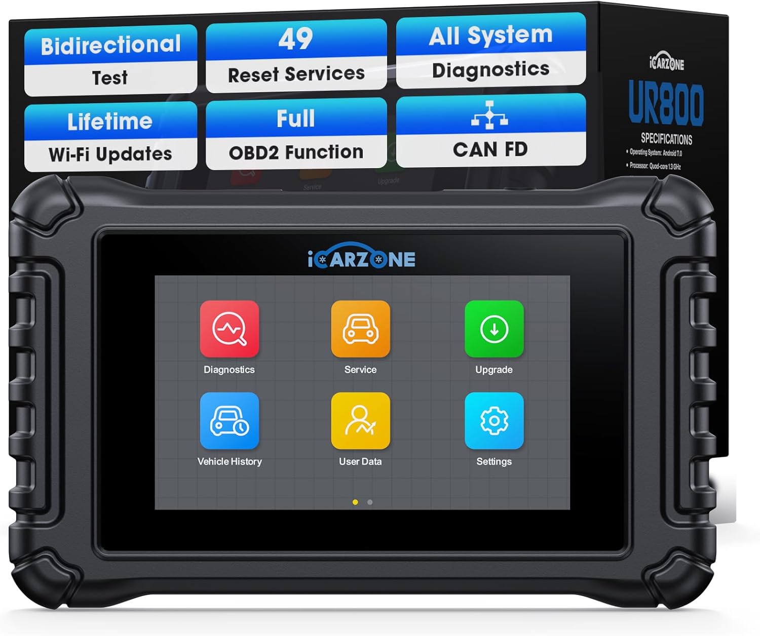 Detalle de ICARZONE UR800 Bidirectional Car Diagnostic Tool