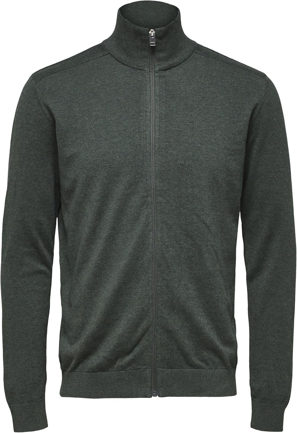 Thumbnail 6 de SELECTED HOMME Male Strickjacke Zip-up – atmungsaktiv, mit Rippdetails