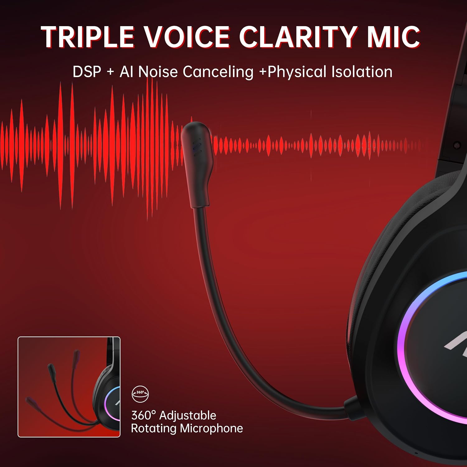 Thumbnail 5 de AOC Wireless Gaming Headset 45H battery