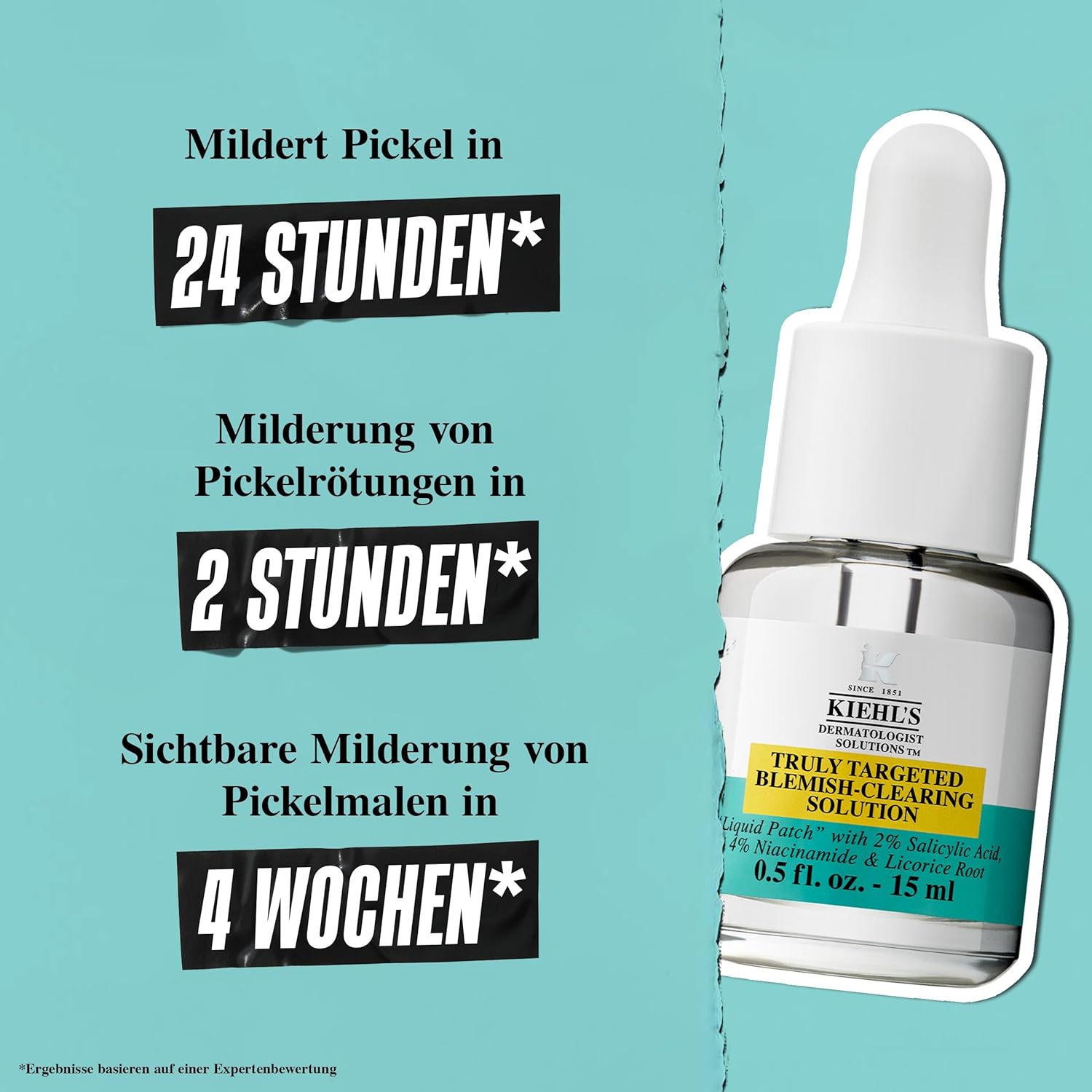 Thumbnail 2 de Kiehl’s Truly Targeted Blemish Clearing Solution (15 ml) – unsichtbares flüssiges Pickel-Patch mit Salicylsäure