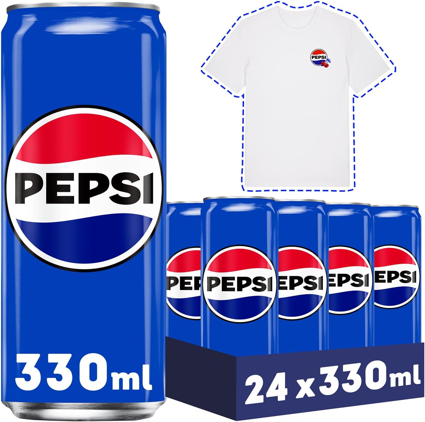 Thumbnail 6 de Pepsi Regular – Pack de 24 latas de 330 ml (7,92 l)