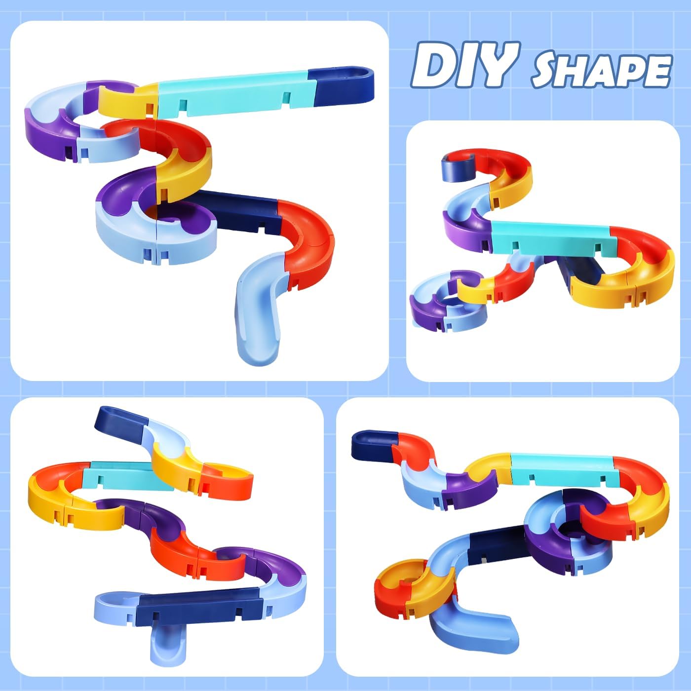 Thumbnail 4 de Kids Bath Toys 34pcs track game