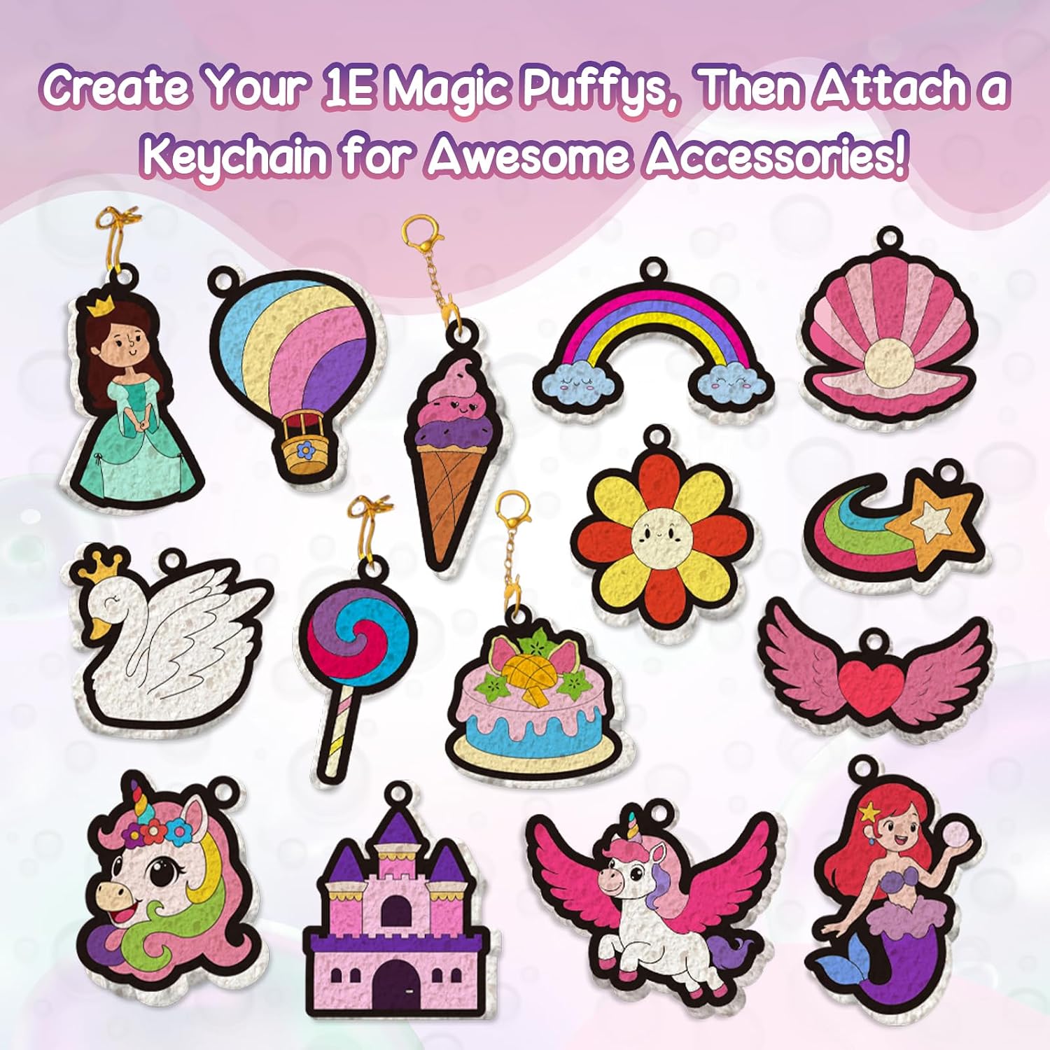 Thumbnail 5 de ZHFEIIRU 3D Art Kit Aqua Puffs Princesses