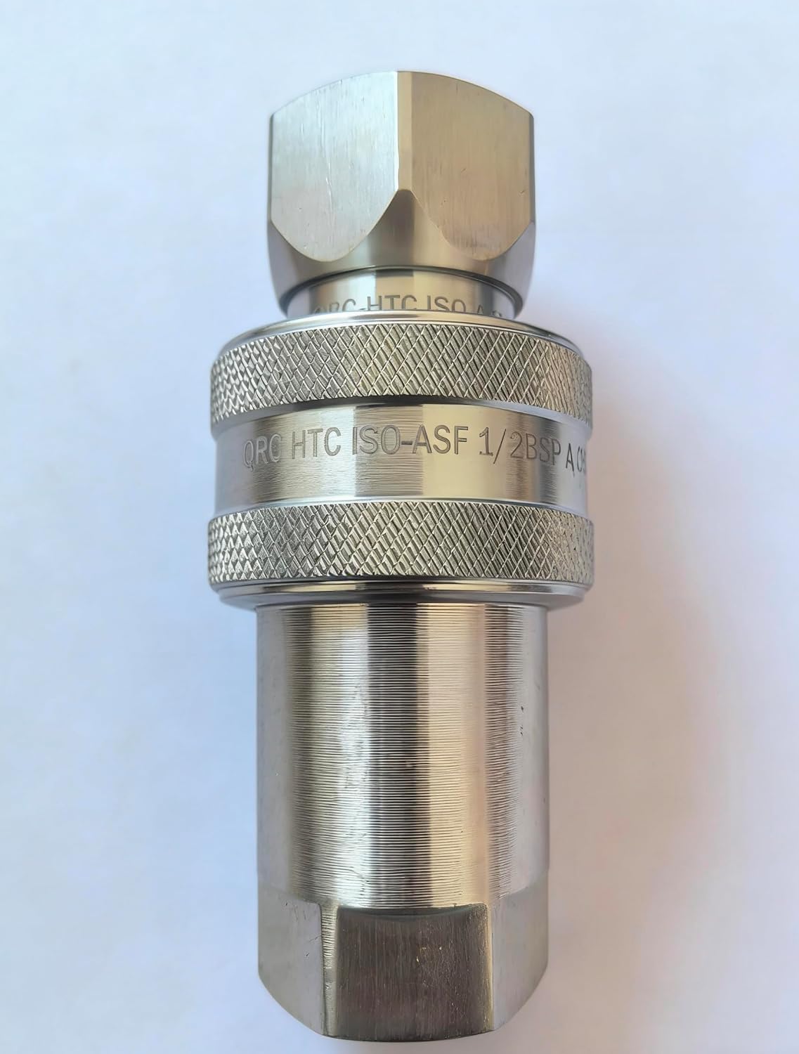 Detalle de QRC-HTC Iso-a 1/2 Inch Bsp Hydraulic Quick Coupler, Carbon Steel, Pressure-Lock