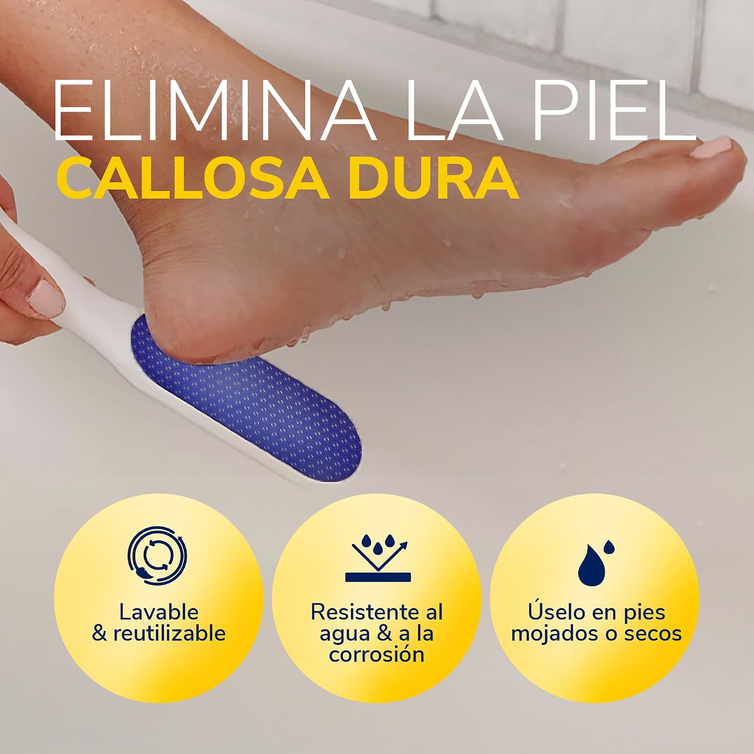 Thumbnail 4 de Scholl Lima Manual Vidrio Nano Cristal para Pies 🦶 - Elimina durezas