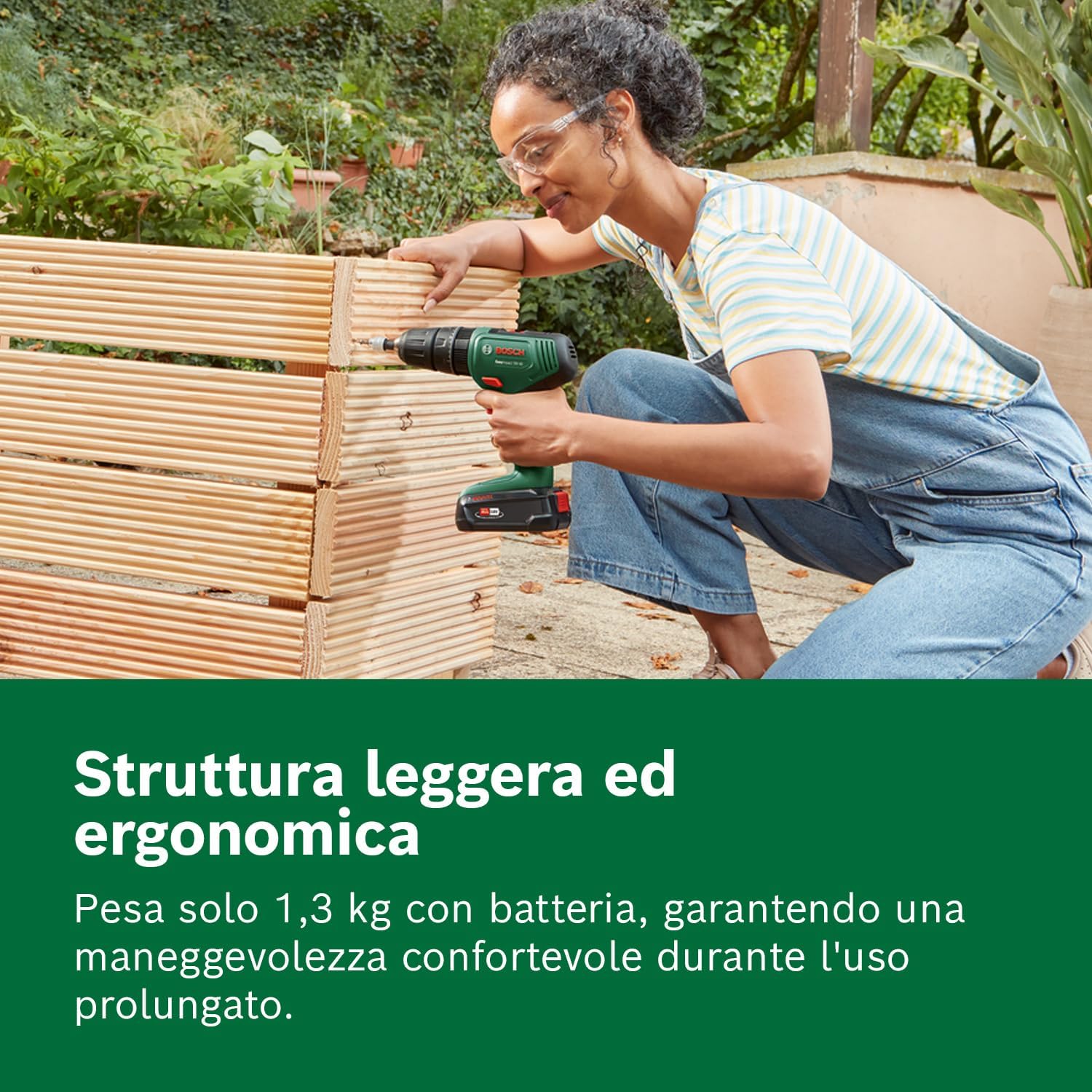 Thumbnail 4 de Bosch EasyImpact 18 V-40: trapano a percussione a batteria con mandrino 13 mm e 2 batterie