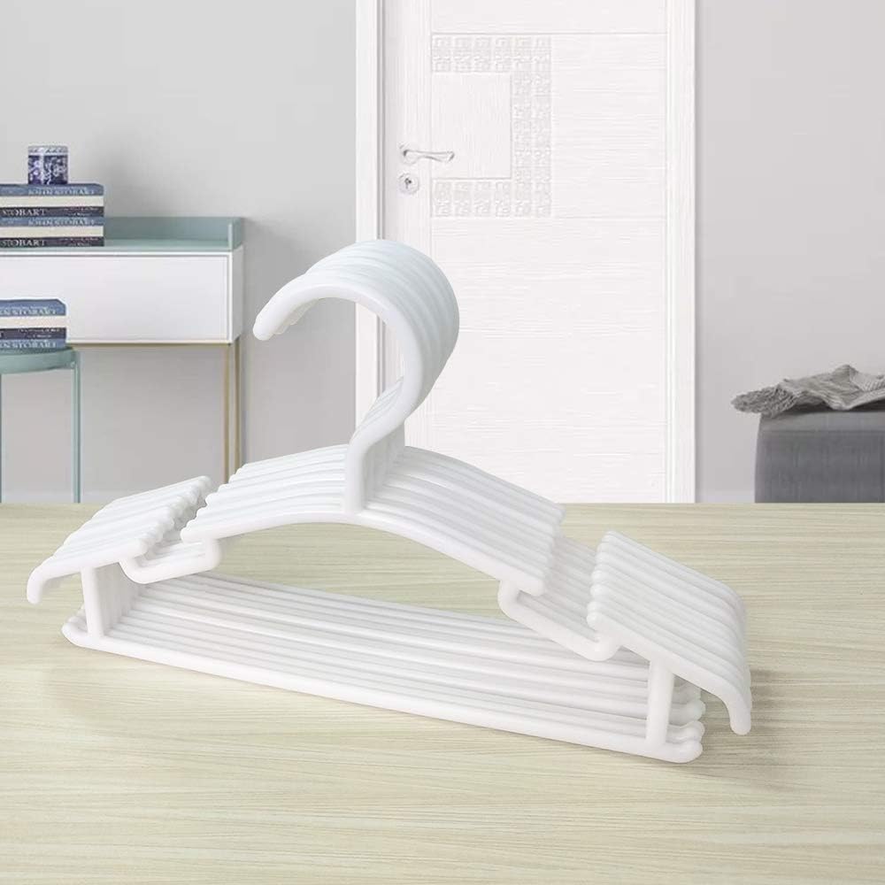 Thumbnail 4 de GoodtoU Baby Hangers 100-Pack Plastic Kids Hangers for Closet Organization