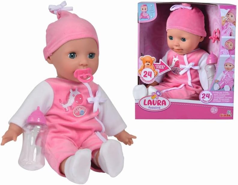 Detalle de Simba Laura Puppe Babysprache 38 cm