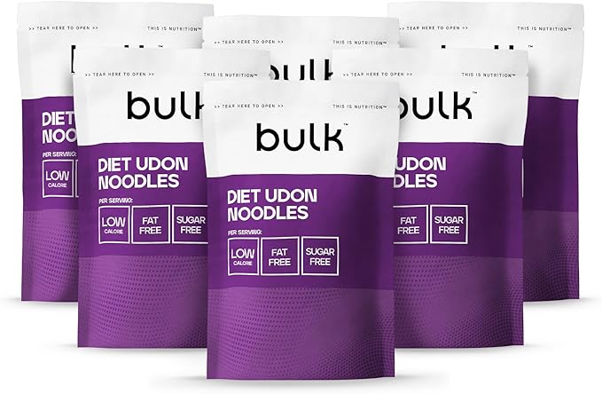 Bulk Udon Noodles De Dieta Konjac, 200 g, Caja 6 🍜