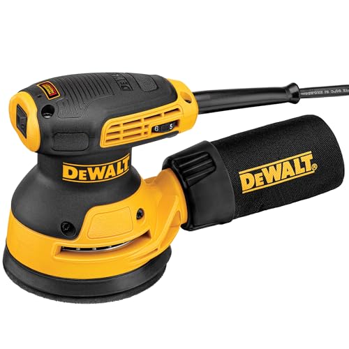 Detalle de DEWALT Levigatrice rotorbitale 126 mm DWE6423-QS: potenza affidabile e controllo preciso