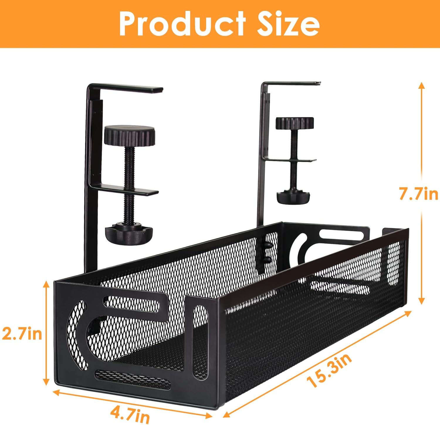 Thumbnail 1 de Under Desk Cable Management Tray 1m 🧰