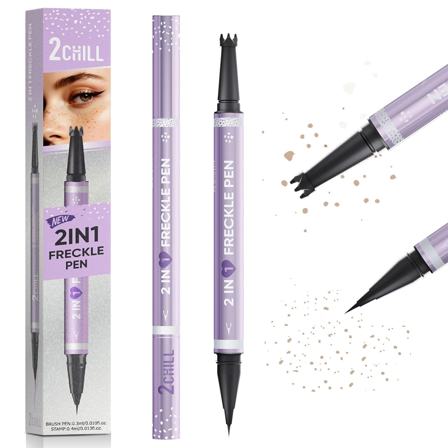 Thumbnail 6 de 2CHILL Freckles Pen Dunkelbraun 2-in-1