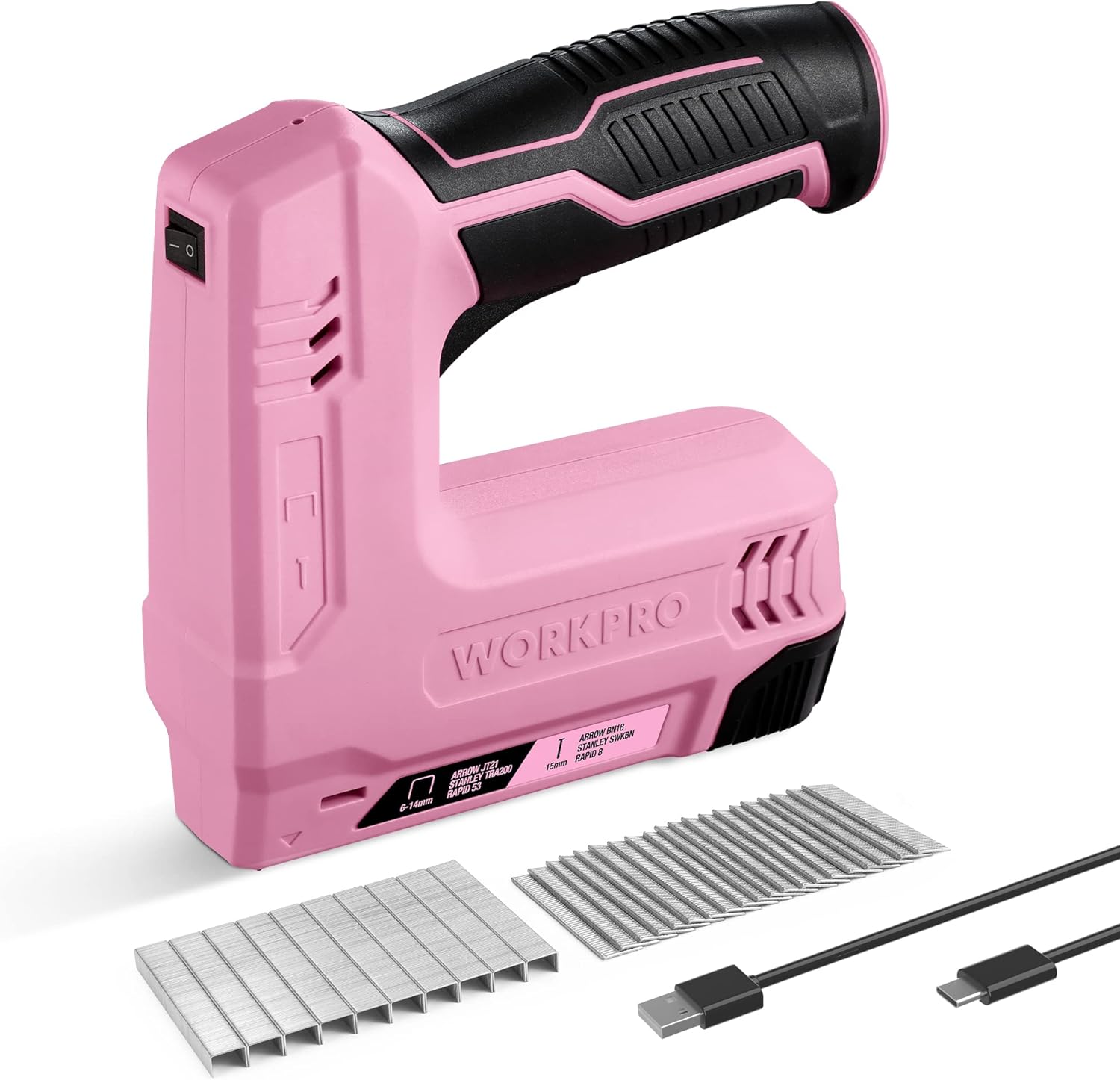 WORKPRO Agrafeuse sans fil 3,6 V