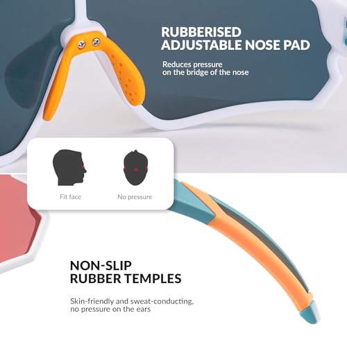 Detalle 2 de ROCKBROS Lunettes de Soleil polaires pour enfants