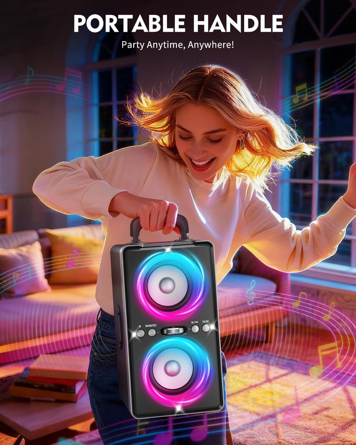 Thumbnail 5 de YIER 200W Bluetooth Speaker with Big Bass 🔊