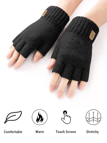 Thumbnail 5 de JUNRUI Guantes sin Dedos 19-23 cm