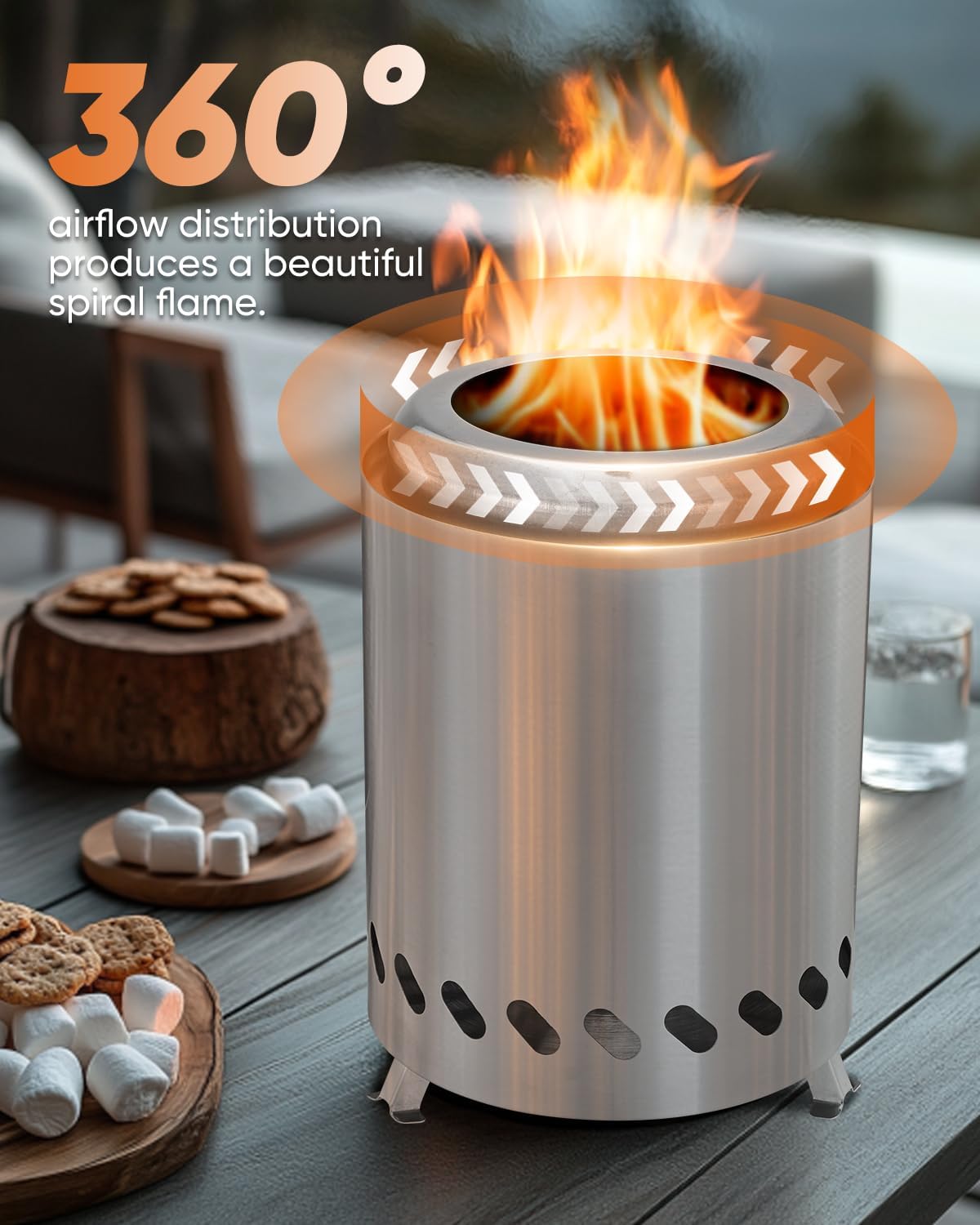 Detalle 2 de Saker Tabletop Fire Pit 2026