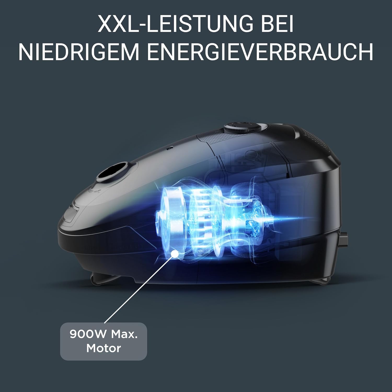Thumbnail 2 de Rowenta Power XXL RO3143 Beutel-Bodenstaubsauger (900 Watt, 4,5 L, 12 m Aktionsradius) mit Parkettdüse